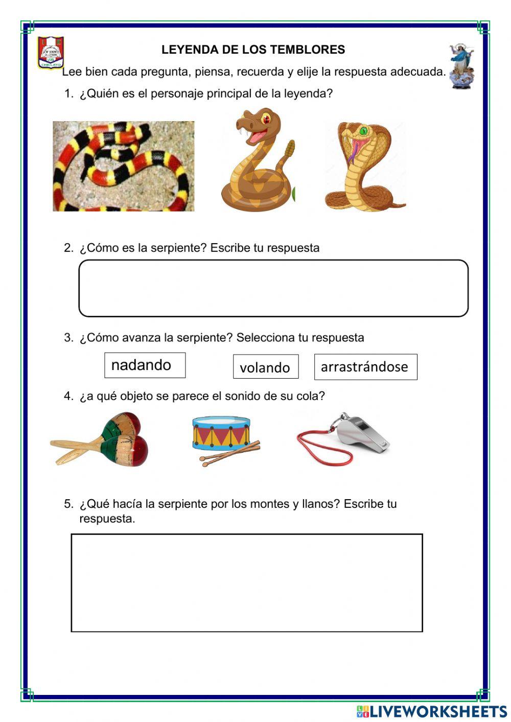 LEYENDA DE LOS TEMBLORES