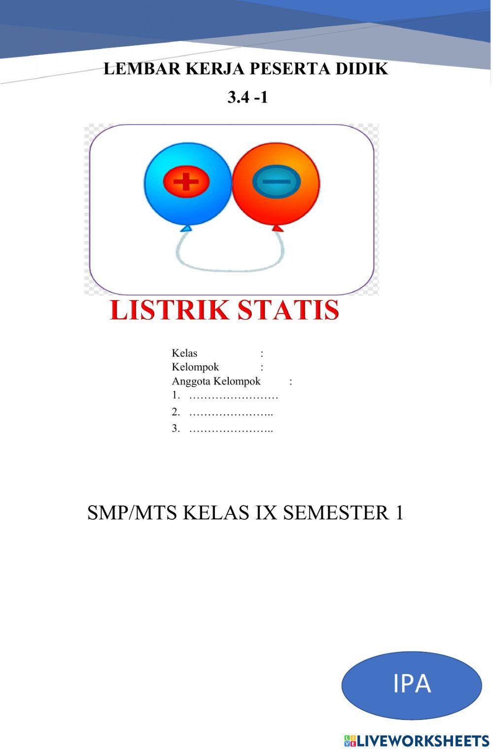 Lkpd listrik statis
