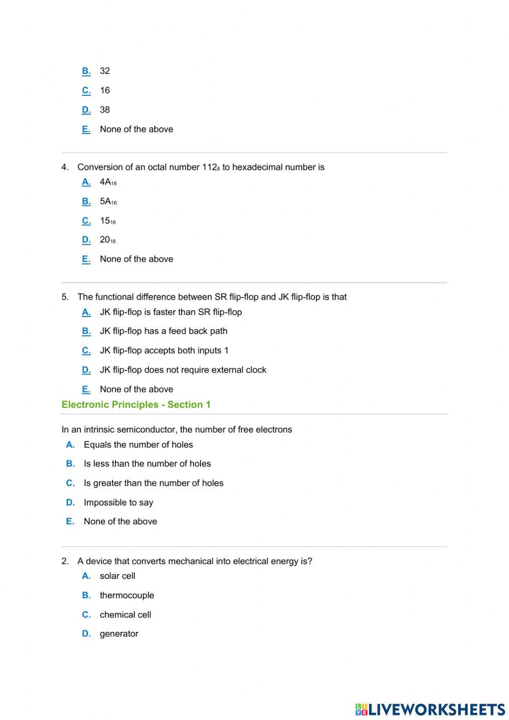 Computer science paper 1 part 3