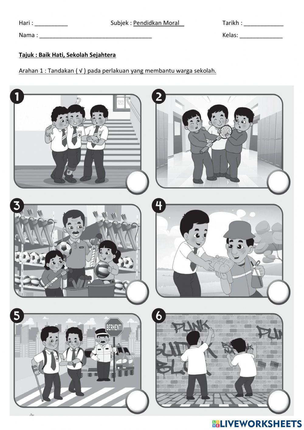 Pendidikan moral - baik hati, sekolah sejahtera