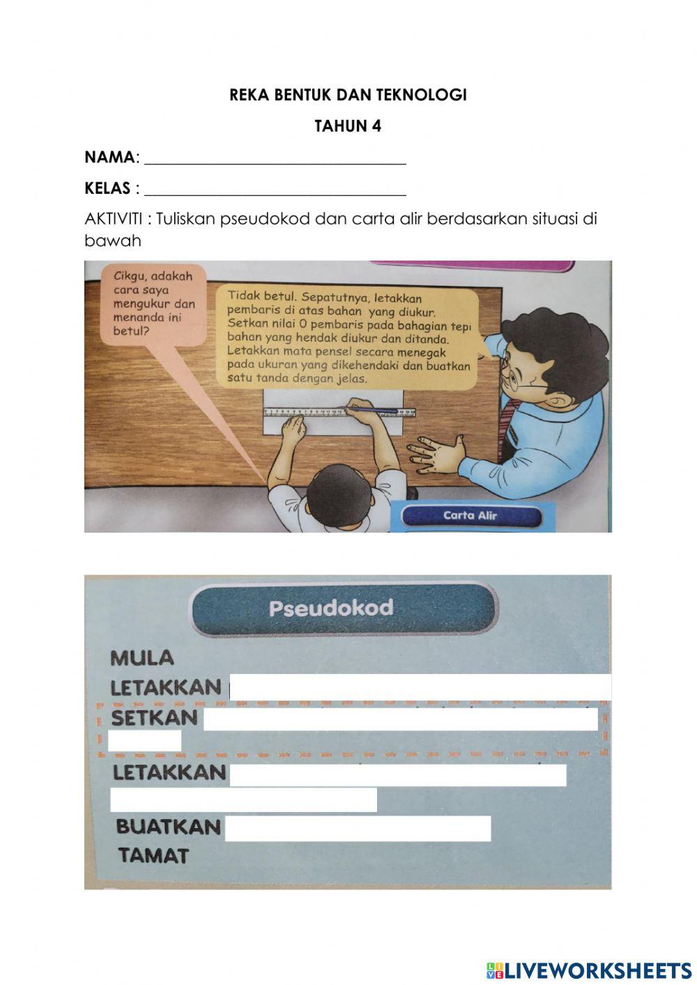 Pseudokod dan Carta Alir