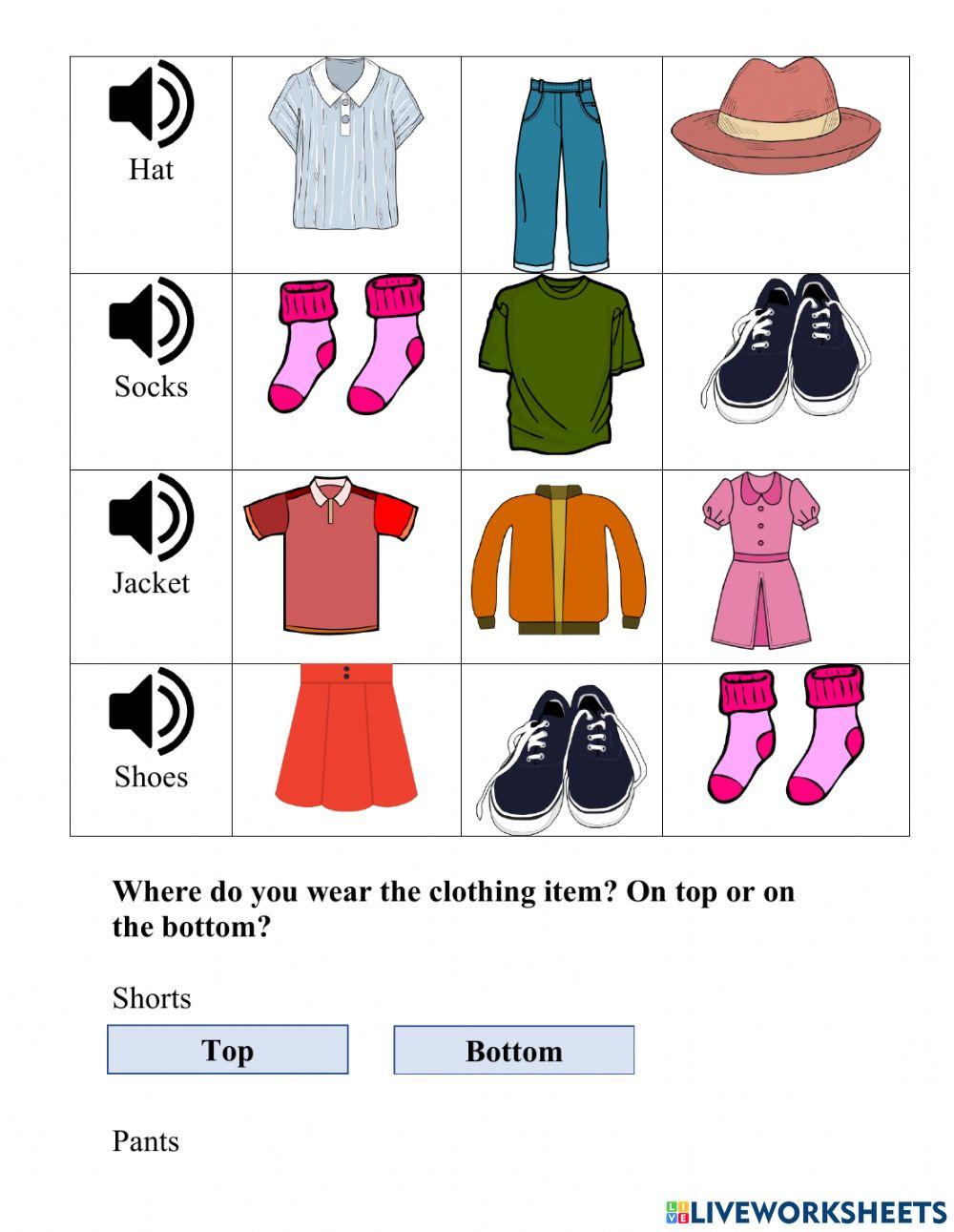Clothes Quiz