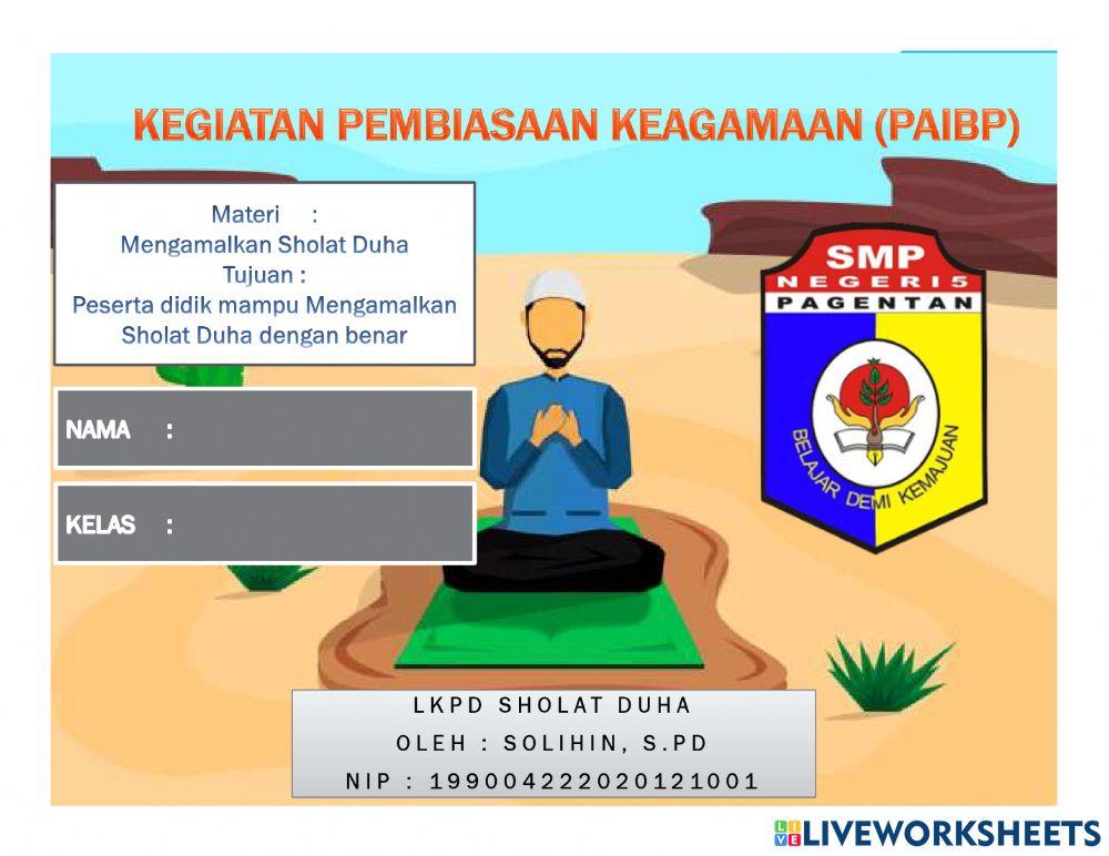 LKPD SHOLAT DUHA
