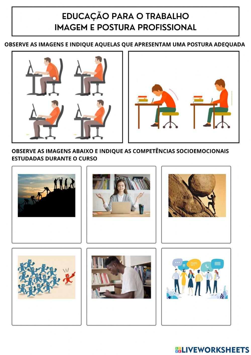 Postura e imagem profissional