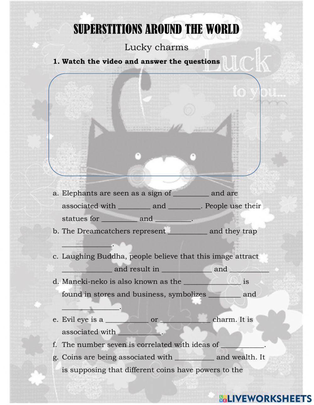 Superstitions around the world