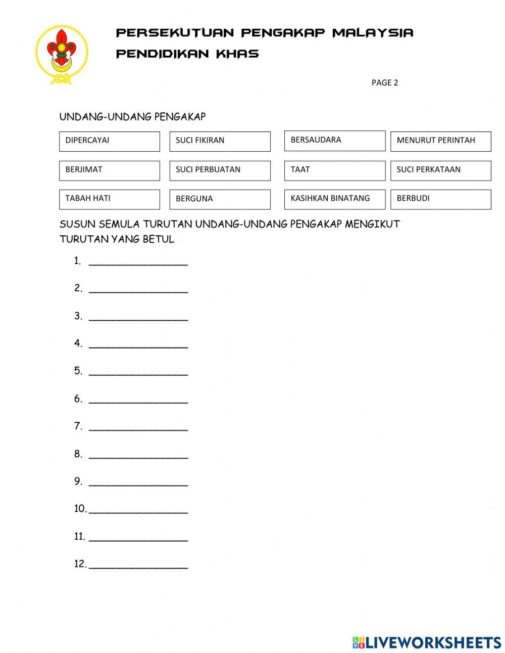 Undang-undang pengakap