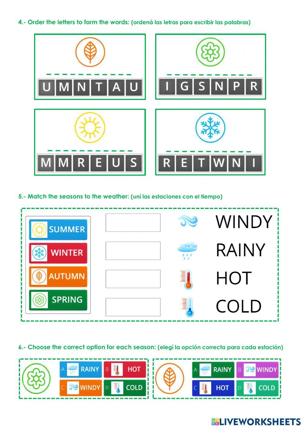 5to weather and seasons