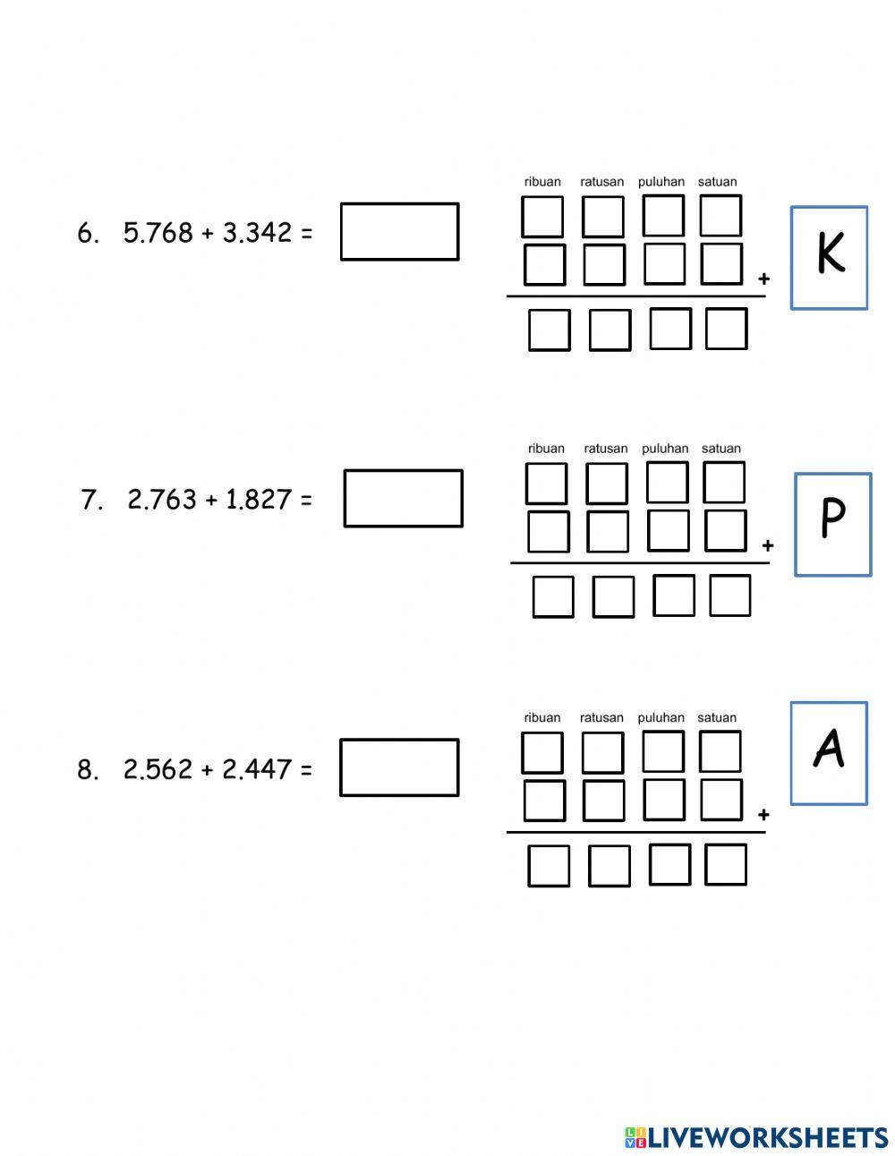 Tugas Online Matematika Rabu, 18 Agustus 2021