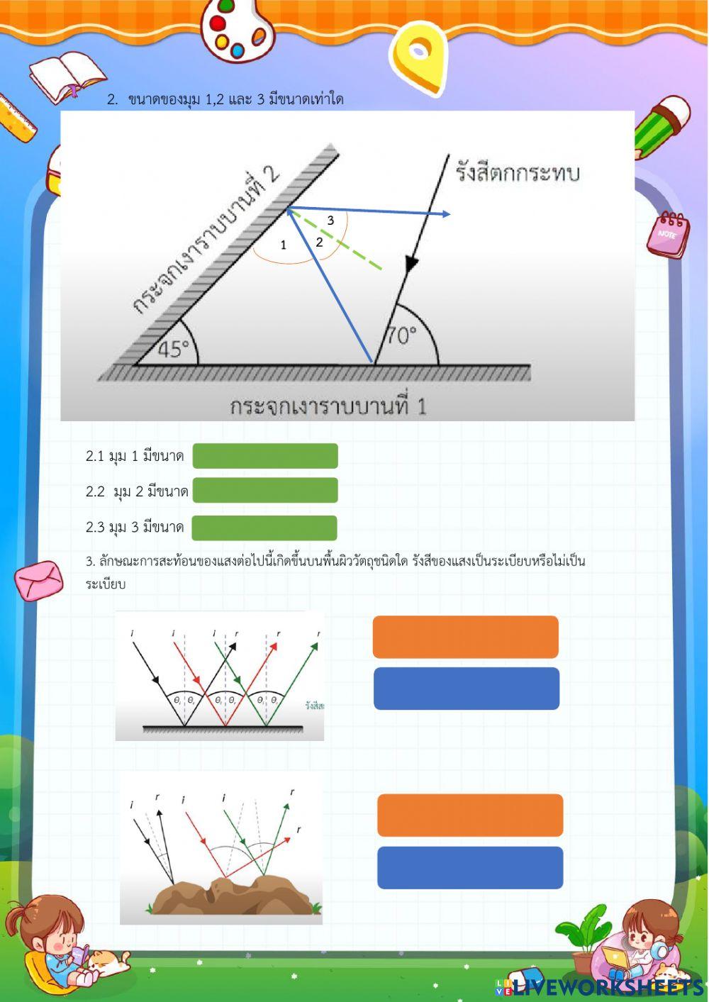 การสะท้อนแสง