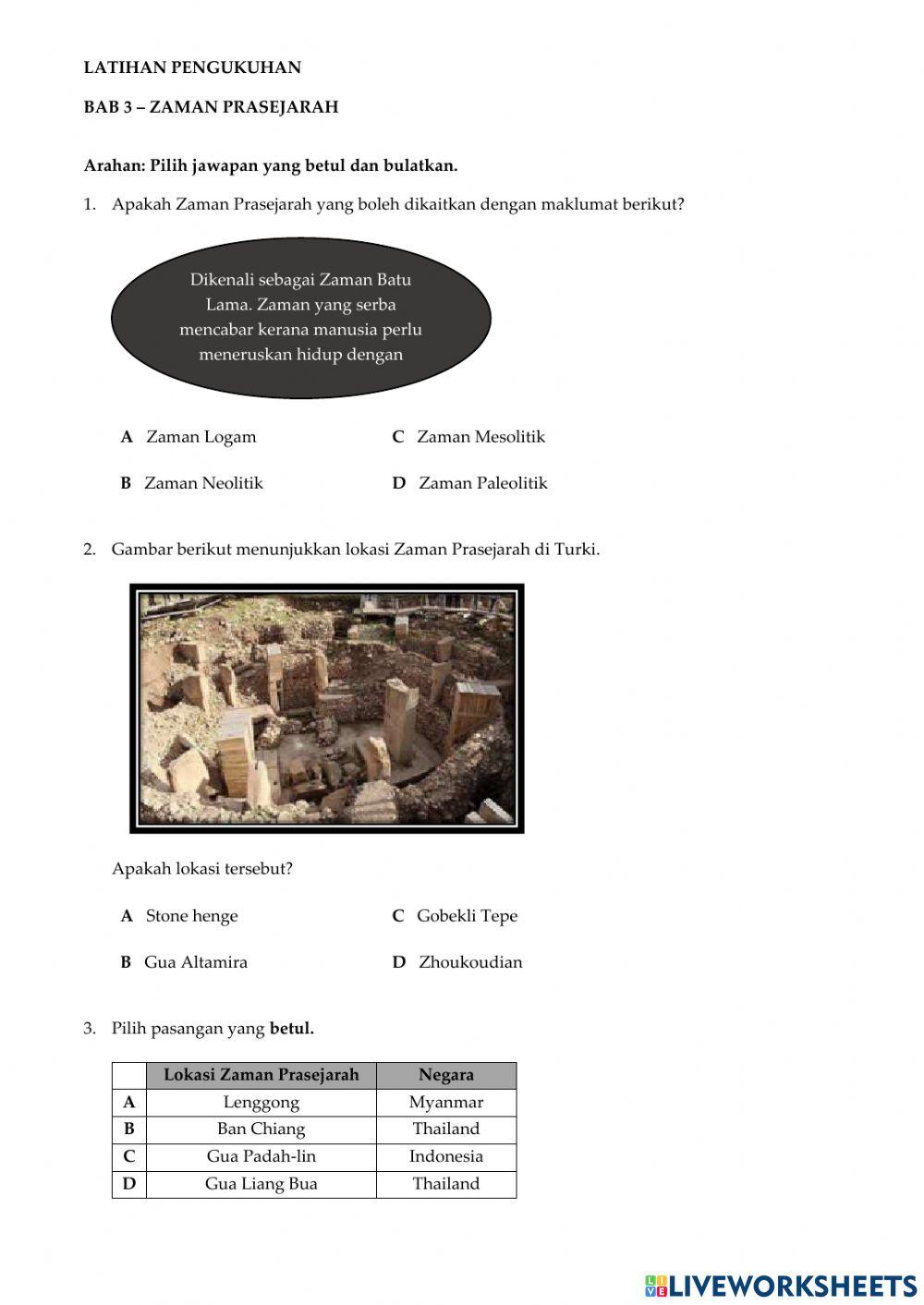 Latihan Pengukuhan T1 Bab 3