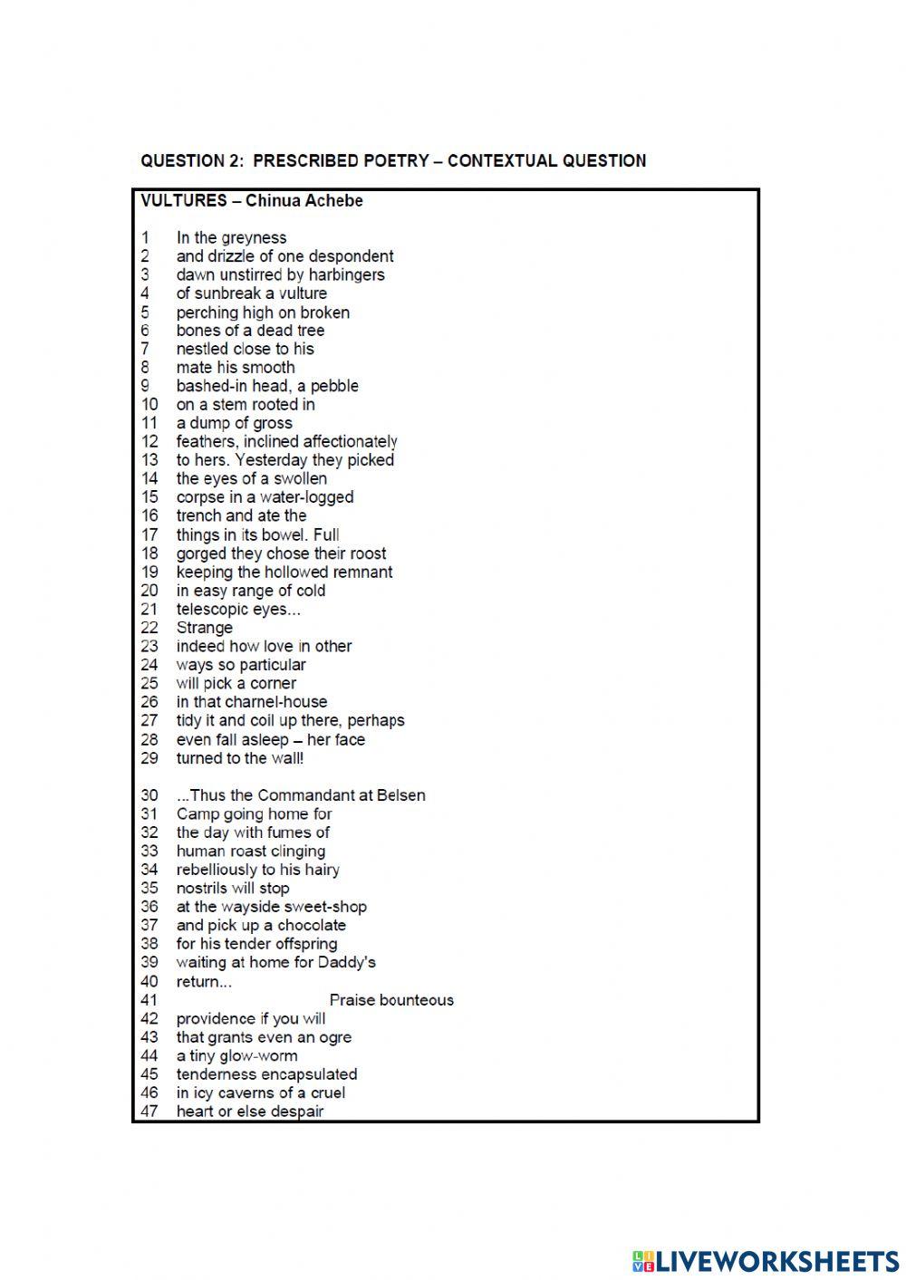 English paper 2 part 1