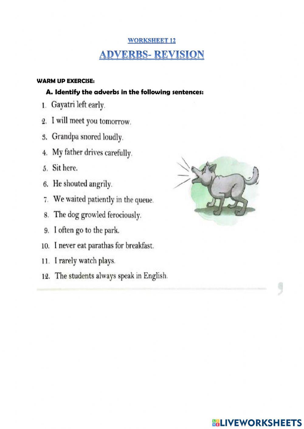 C6 ENG ADVERBS REVISION