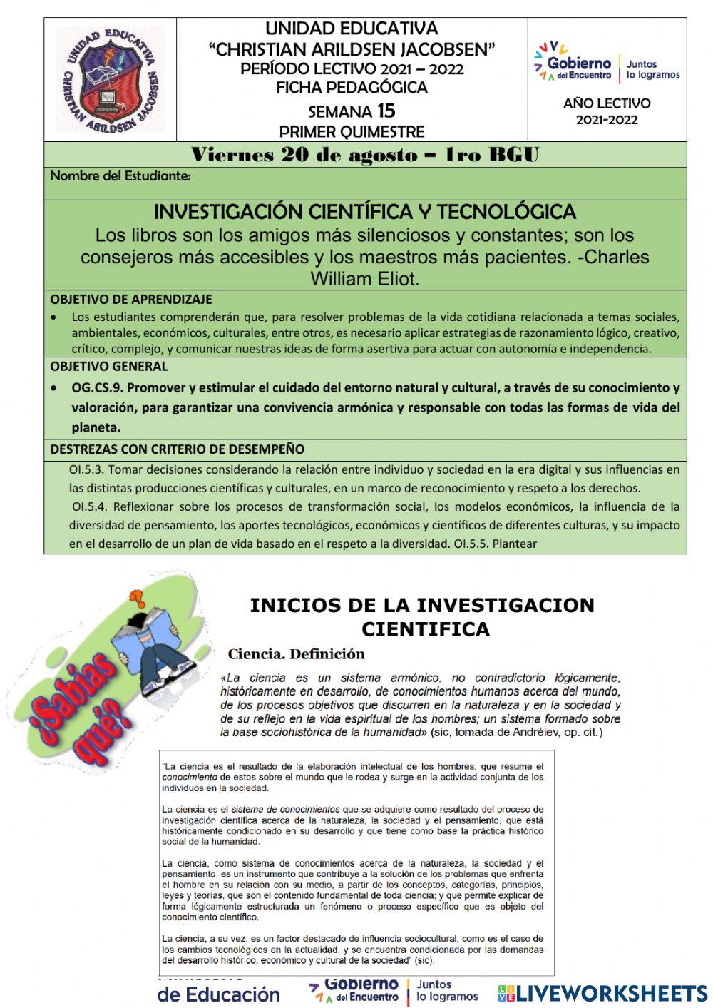 SEMANA 15-INVESTIGACION CIENTIFICA-1roBGU