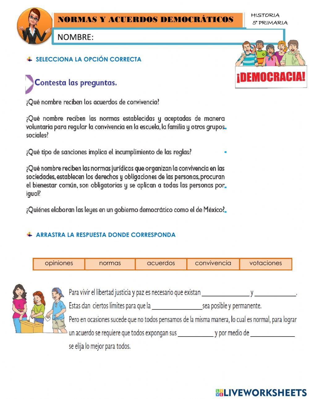 Normas y acuerdos democráticos