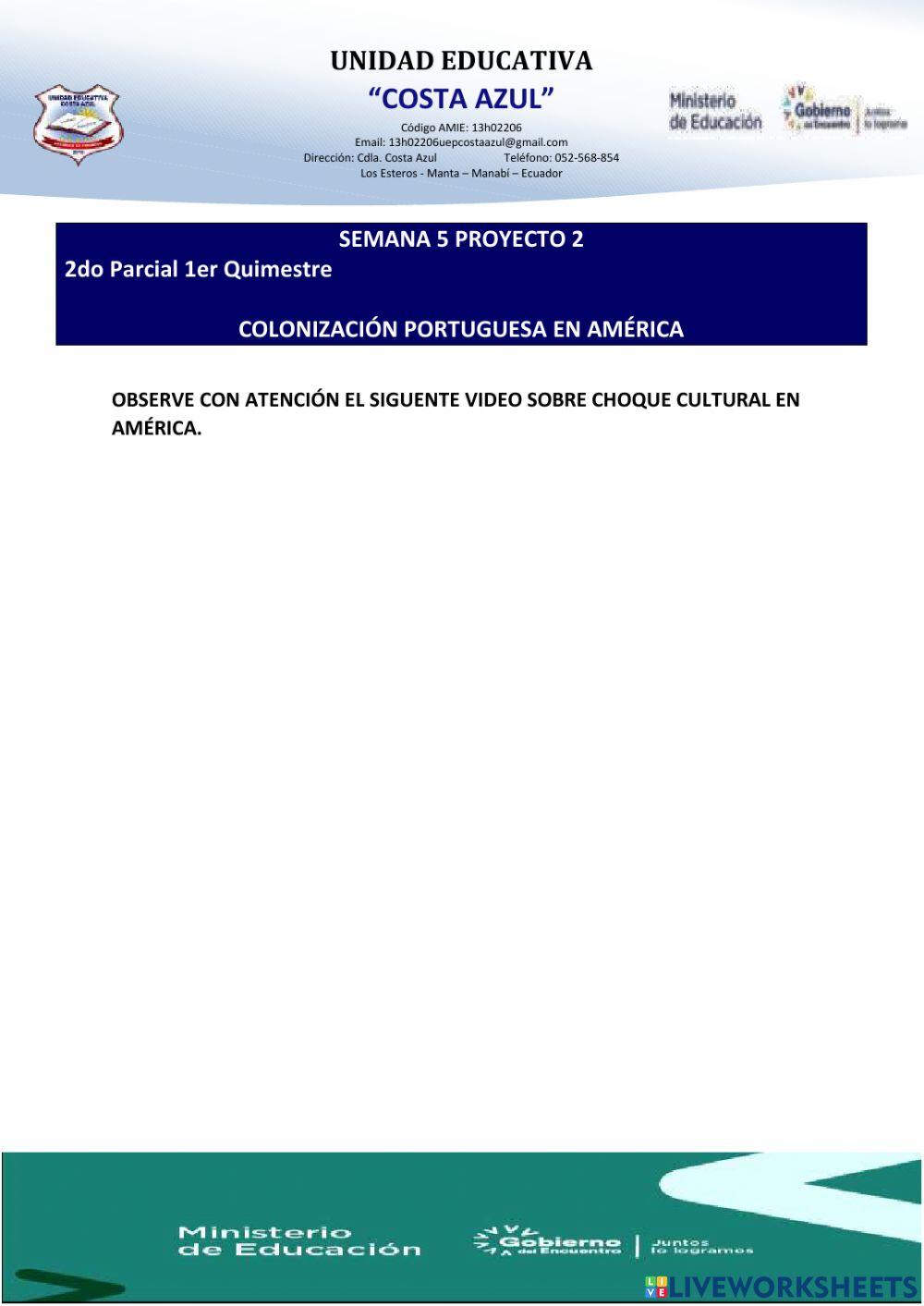 Colonización portuguesa