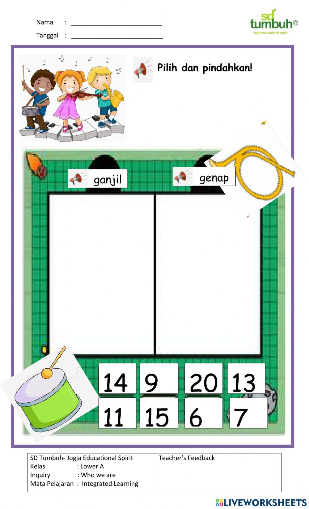 Integrated Learning-Bilangan Genap dan Bilangan Ganjil-1-20