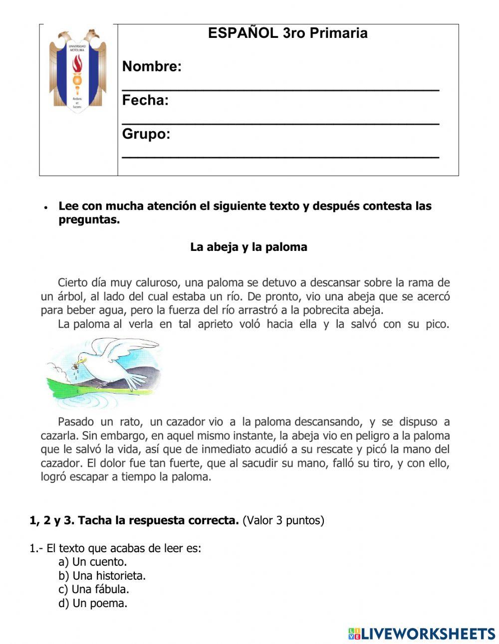 Examen de diagnóstico
