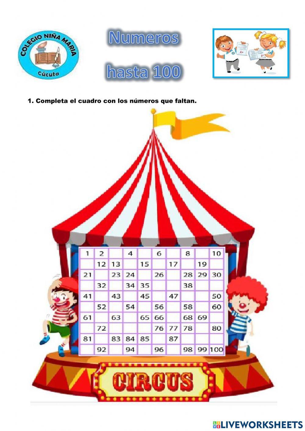 Números hasta el 100