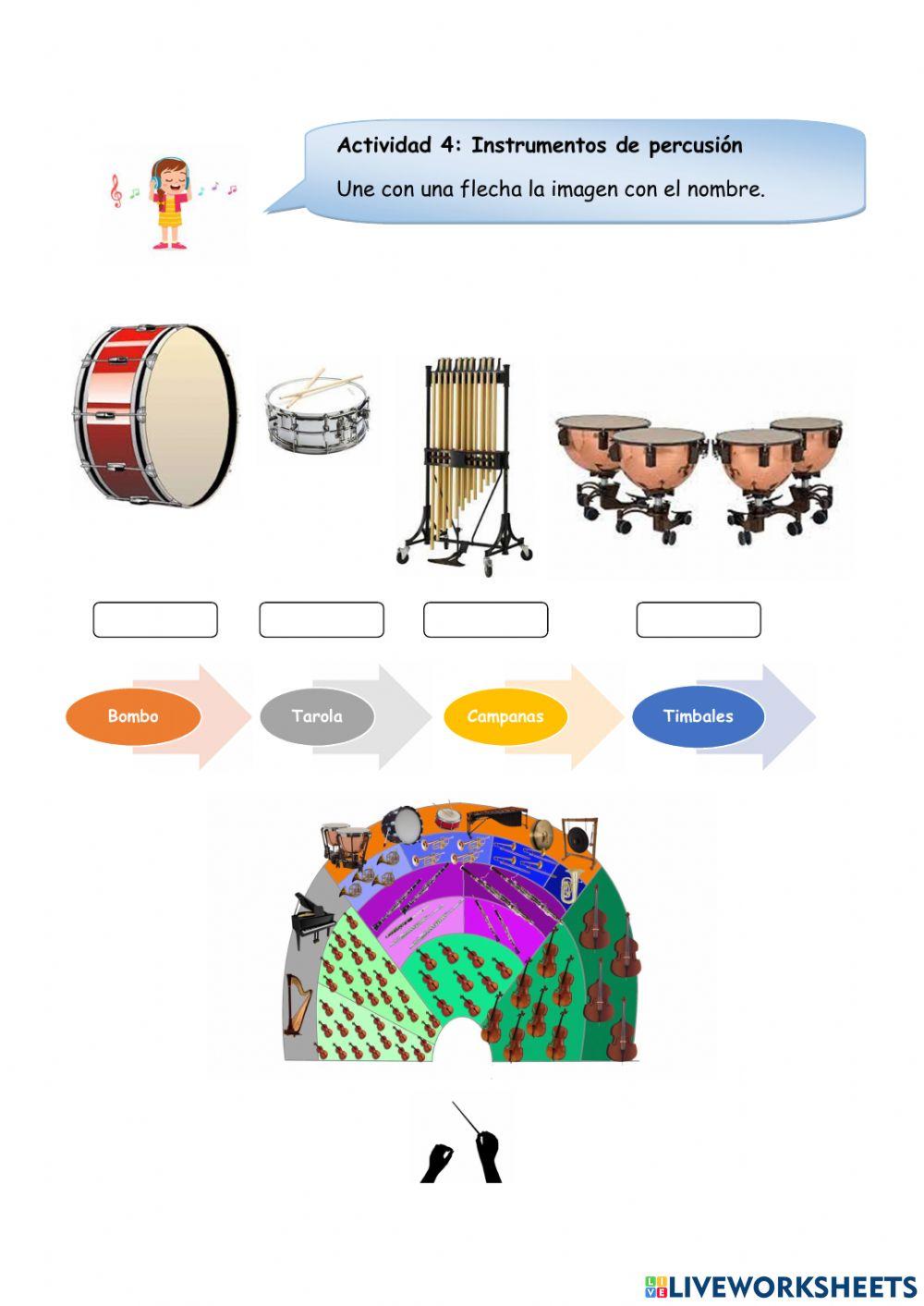 Instrumentos de la orquesta sinfónica