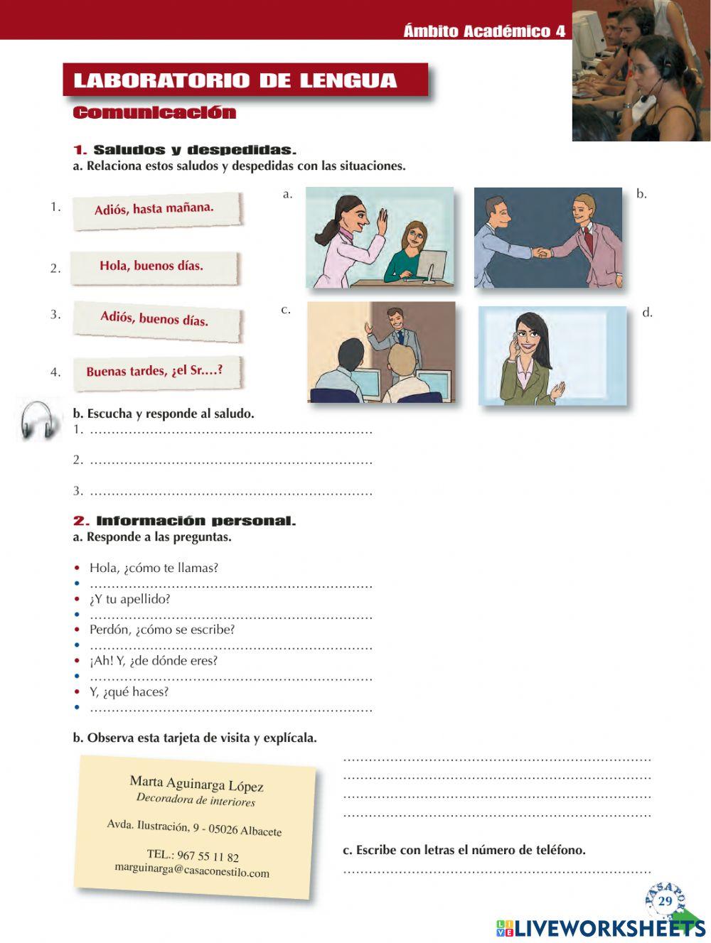 Laboratorio de Lengua