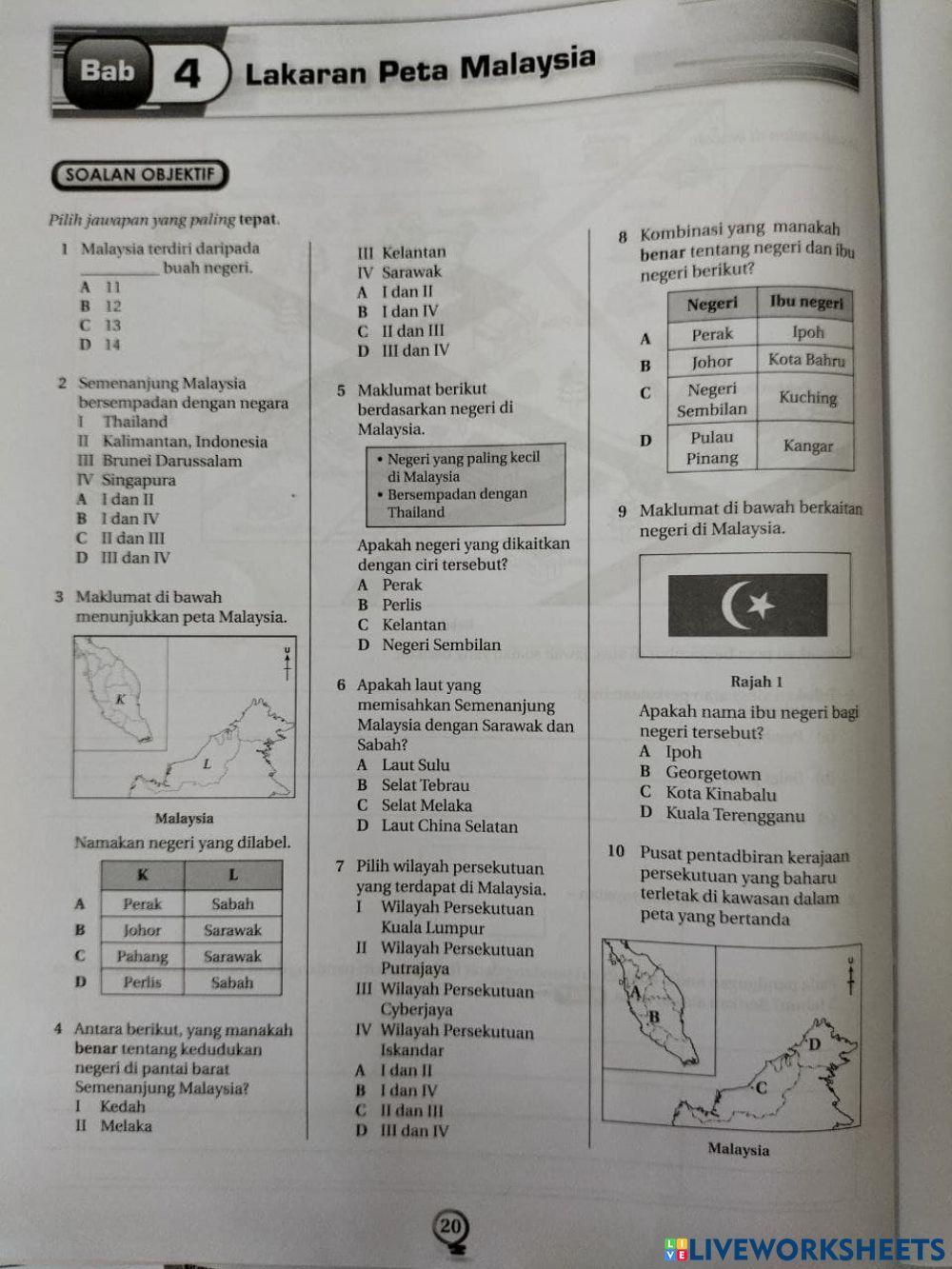 Bab 4:lakaran peta malaysia