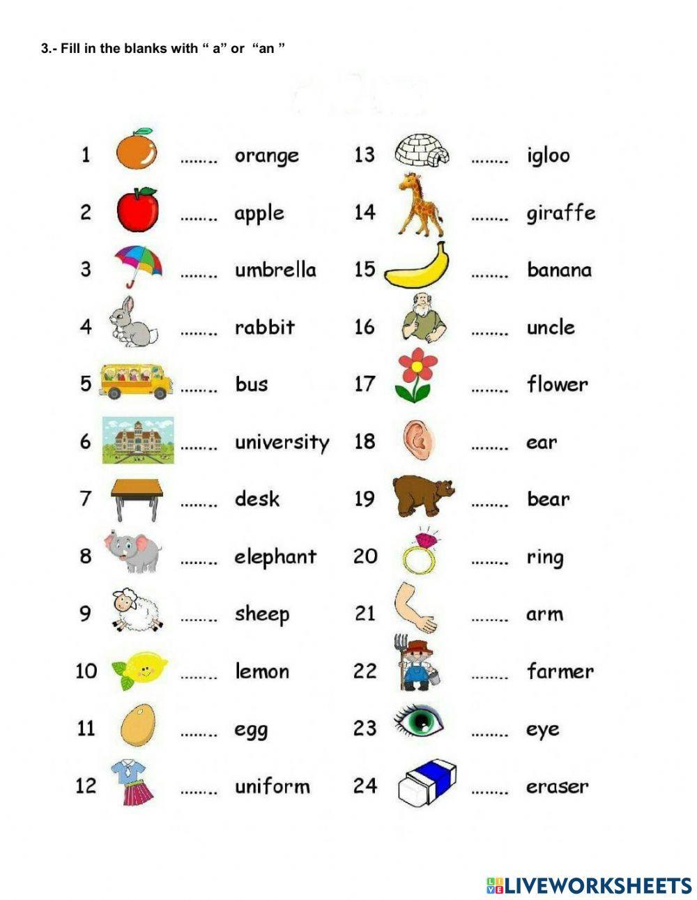 The demonstrative pronouns