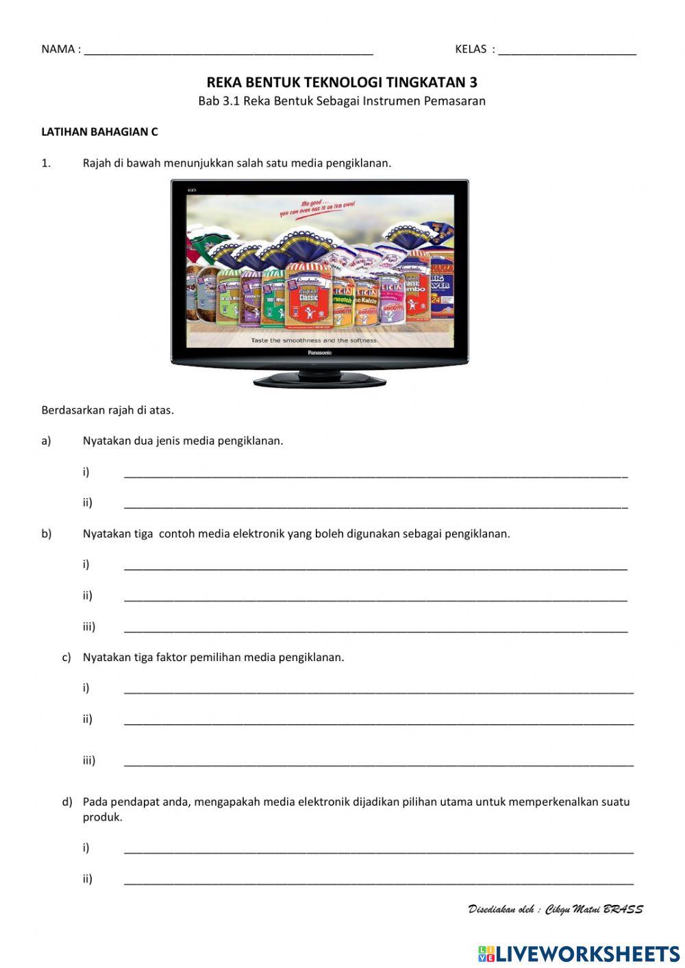 RBT T3 - LATIHAN BAH C - MEDIA PENGIKLANAN