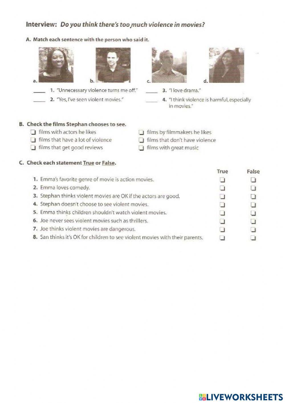 Video: -Violence in Movies-