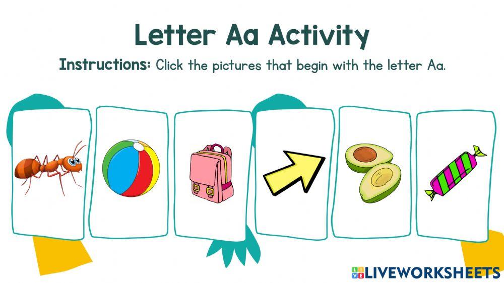 Letter Aa Activity