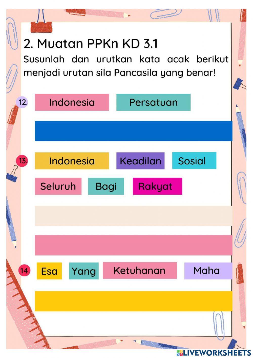 Lembar Evaluasi Tema 3 St1 Pb1