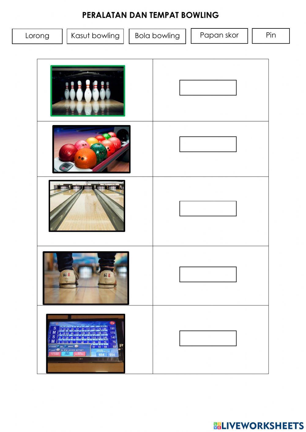 Tempat dan Peralatan Bowling