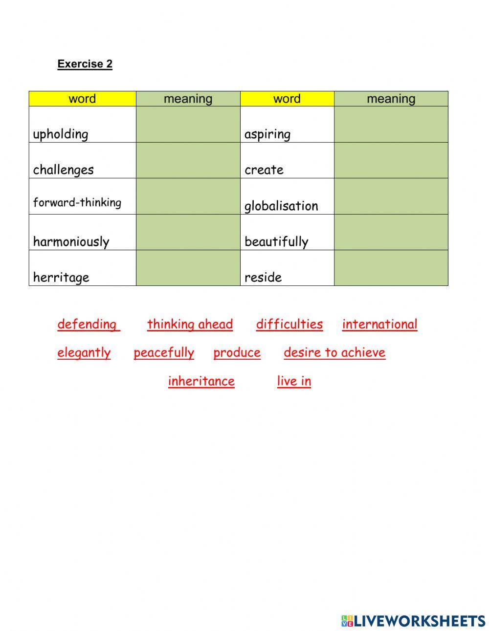 Year 6 LAND OF GLORY