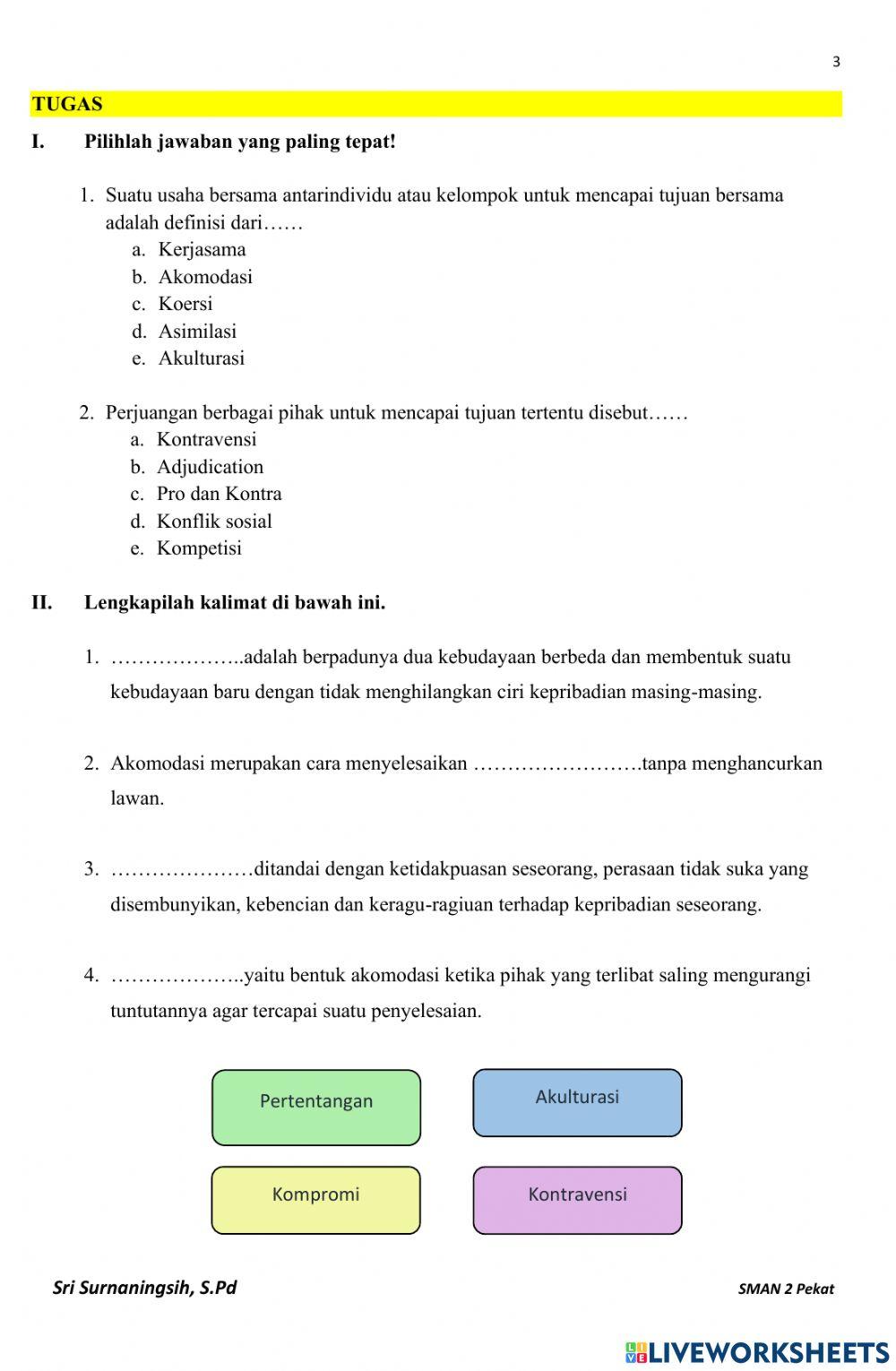 LKPD Sosiologi Kelas X-materi 2-KB3
