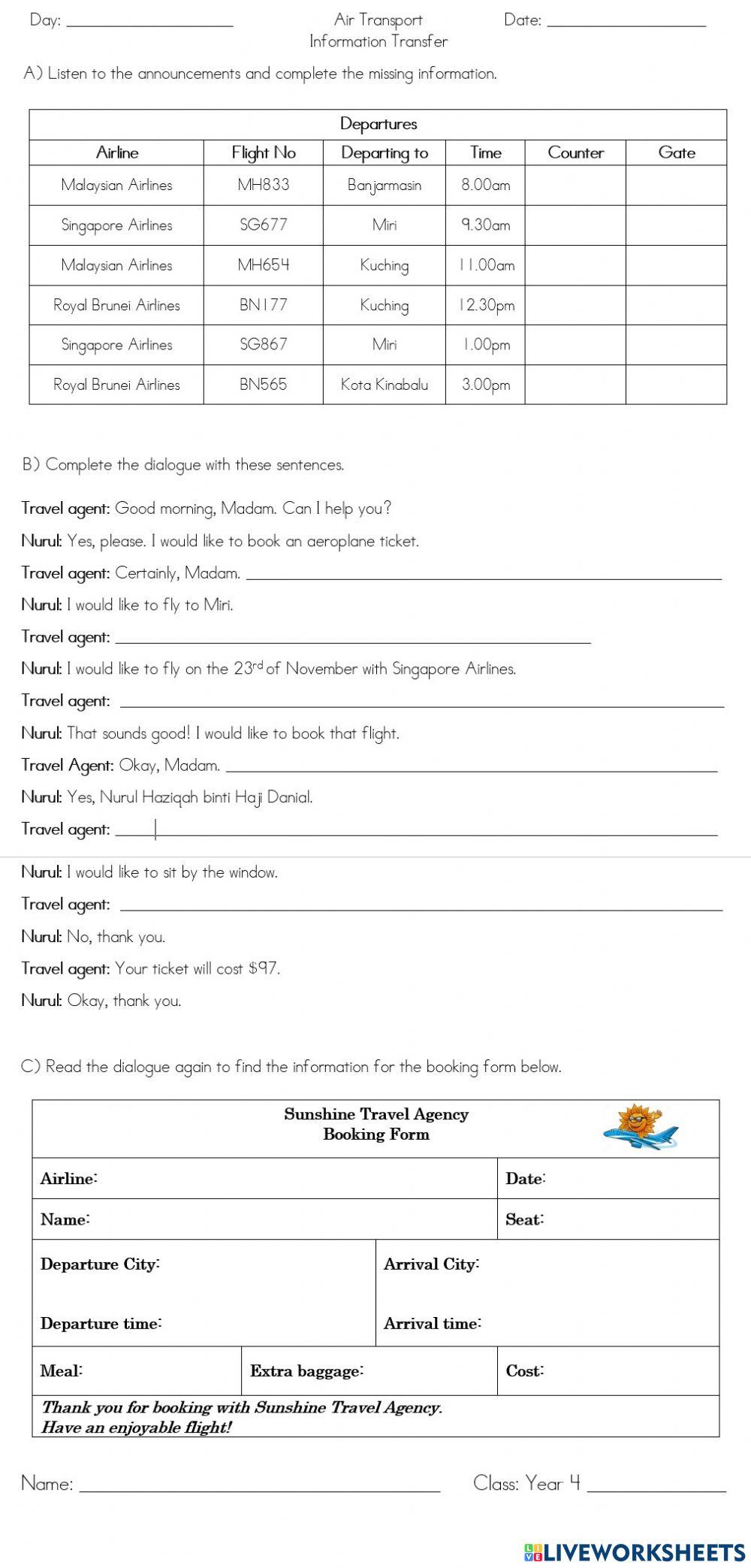 Air Transport: Information Transfer 18 - 21 Aug, 21 (2)