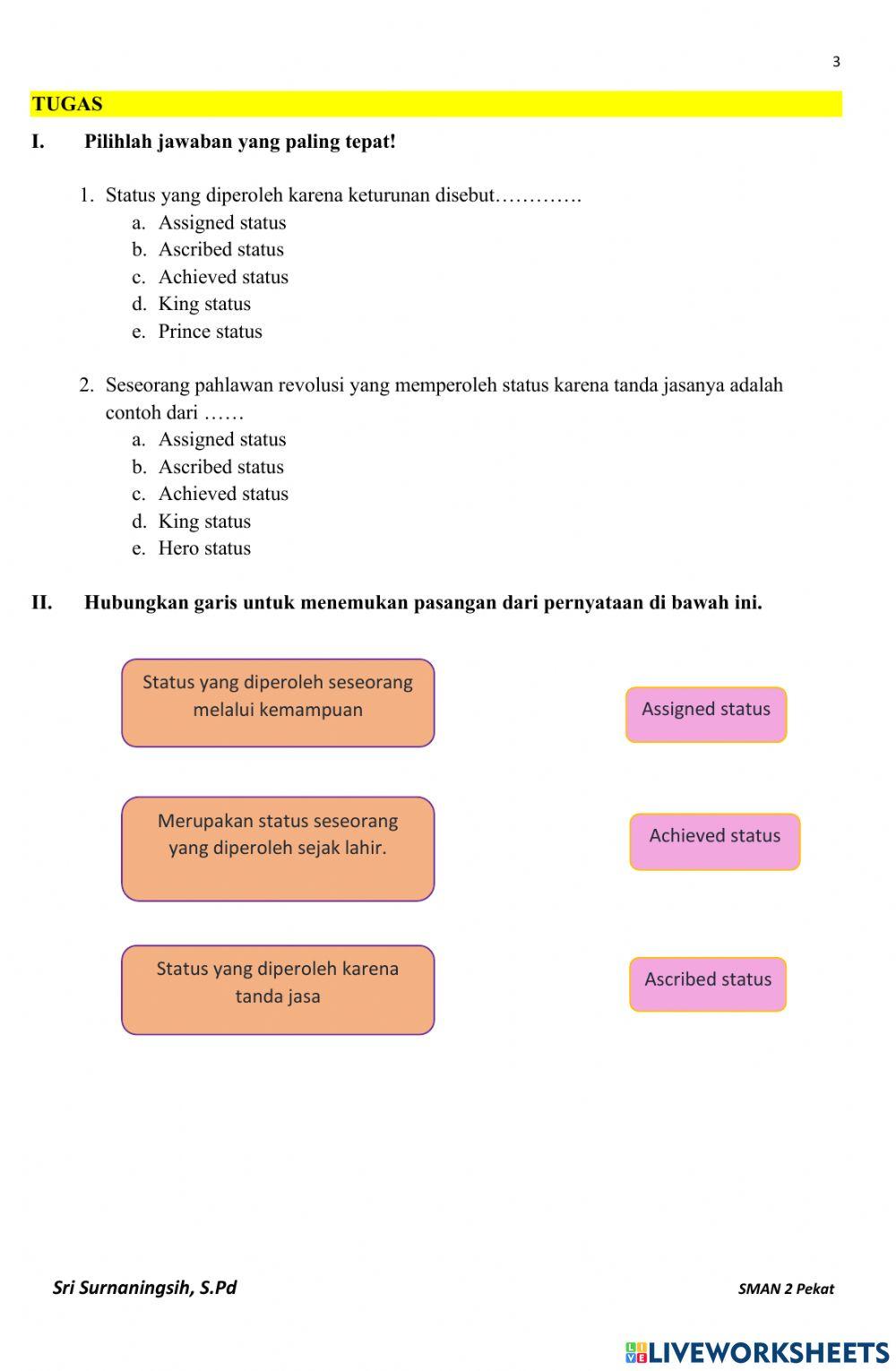 LKPD Sosiologi Kelas X-materi 2-KB4
