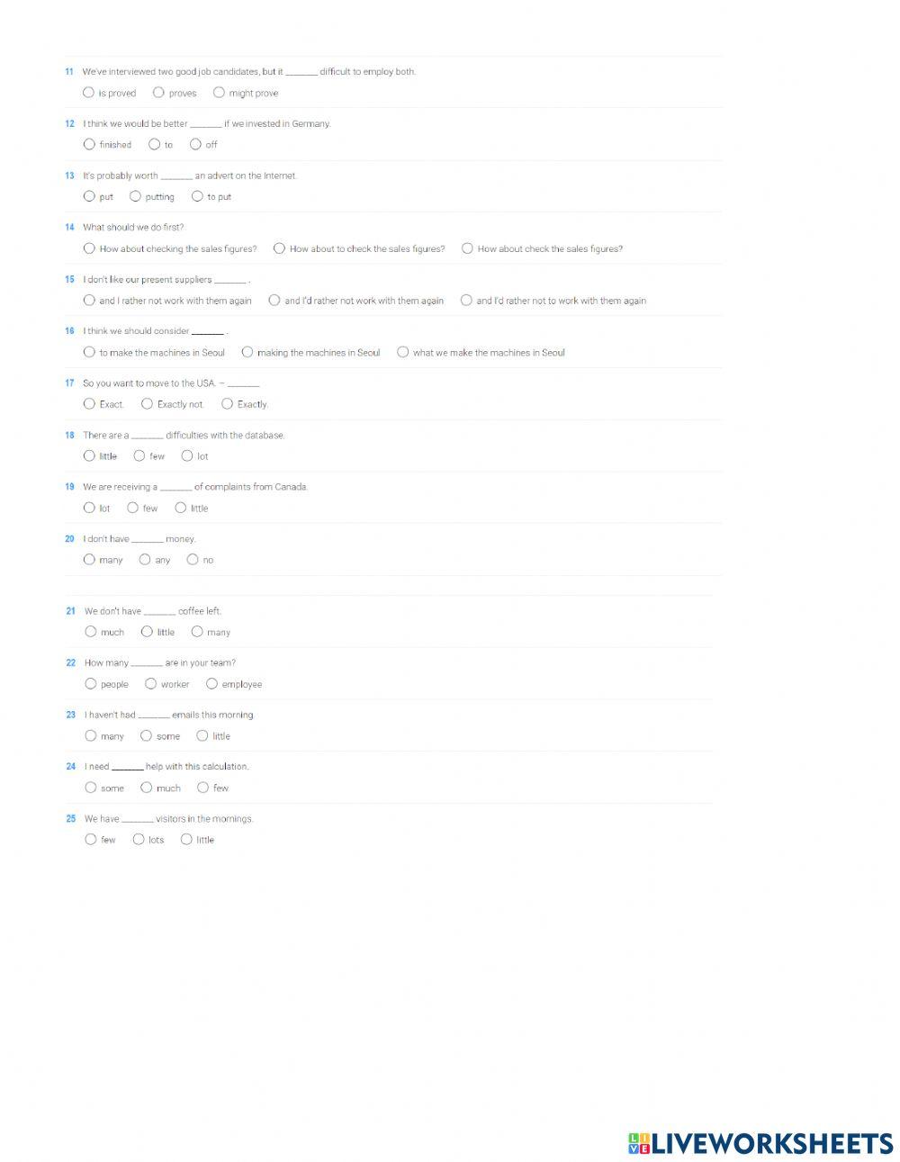 Intermediate Interactive test 10