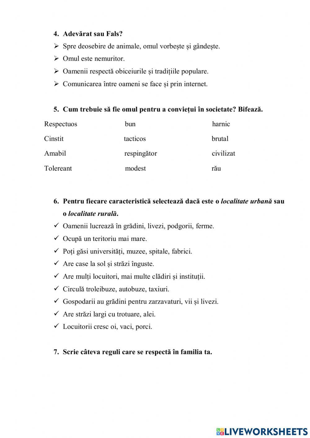 Mediile de viață ale omului