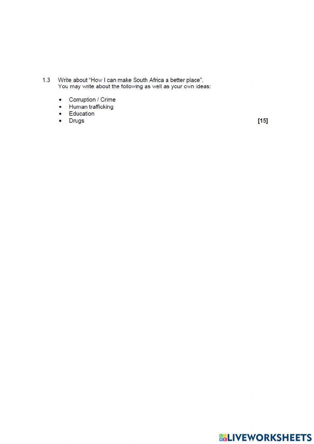 English paper 2 part 1-
