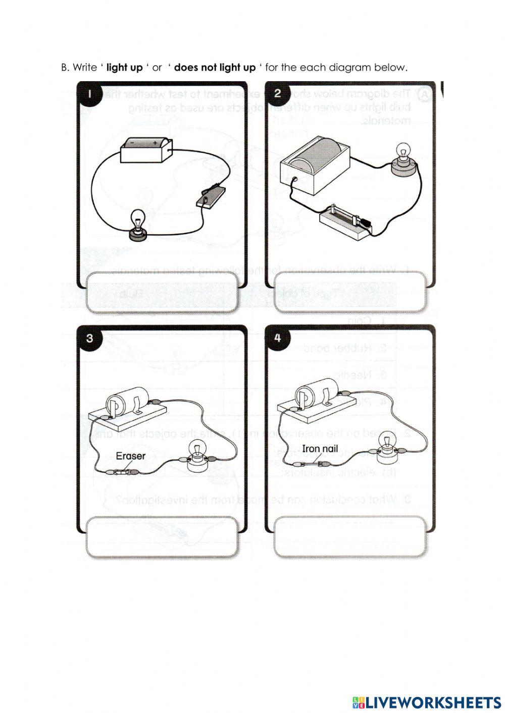 Science year 2: revision- ELECTRICITY