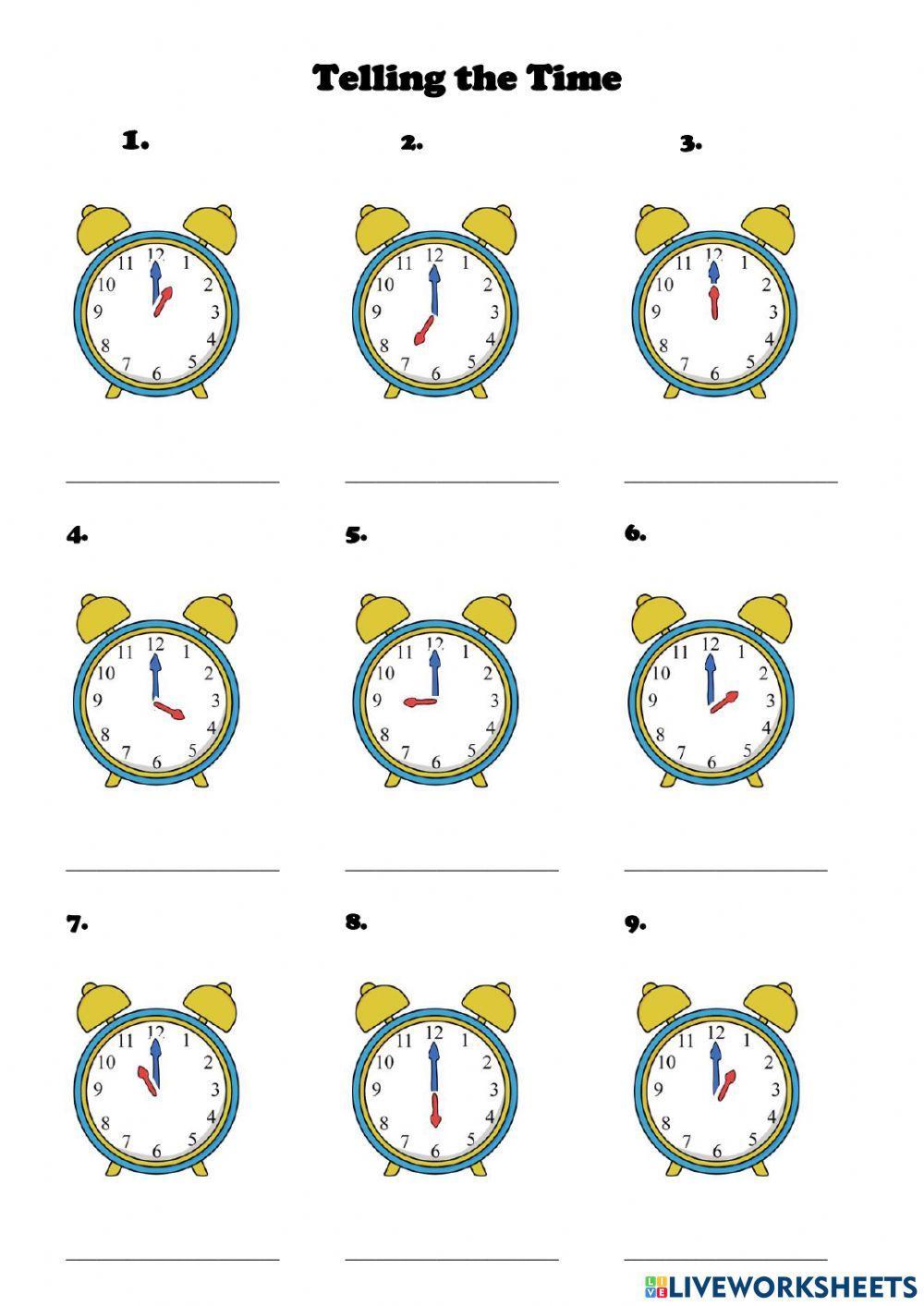 Telling Tine - O'clock