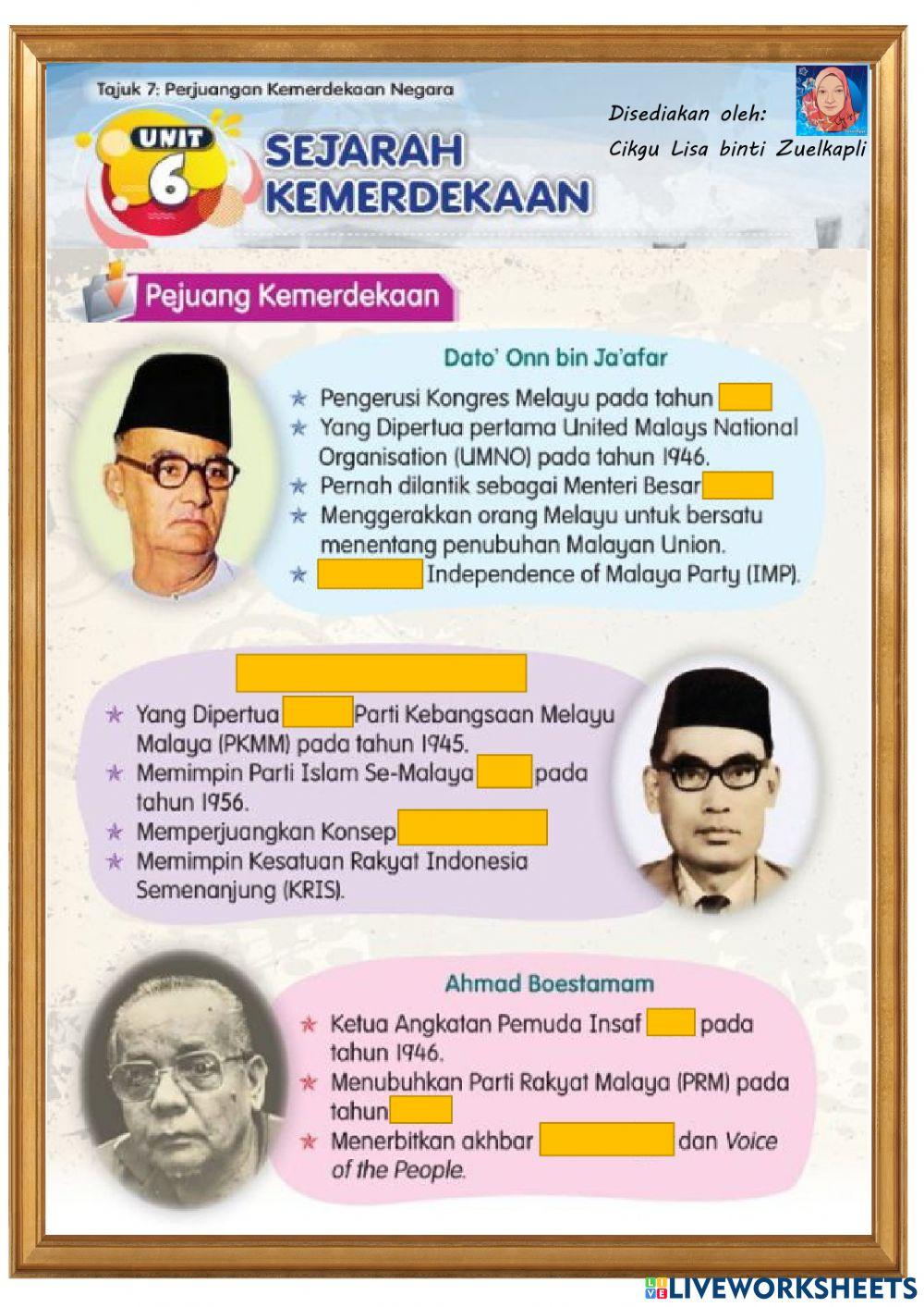 Sejarah Kemerdekaan