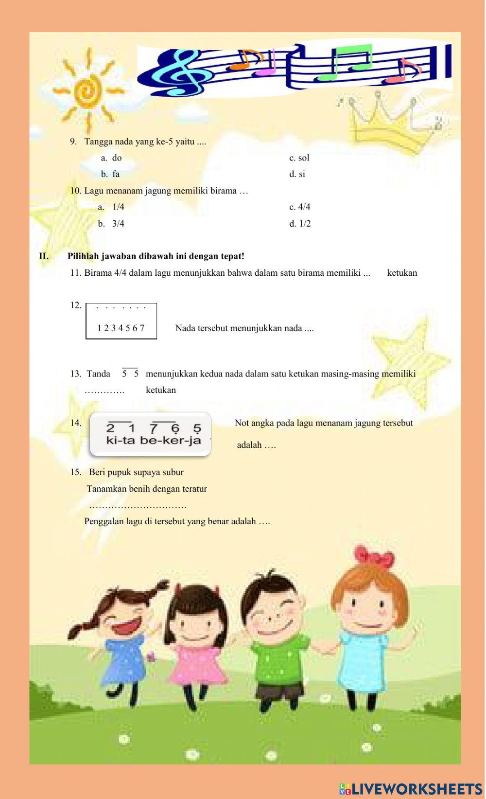 LKPD SBdP 3.2 PH Tema 2 Subtema 1 Kelas 4