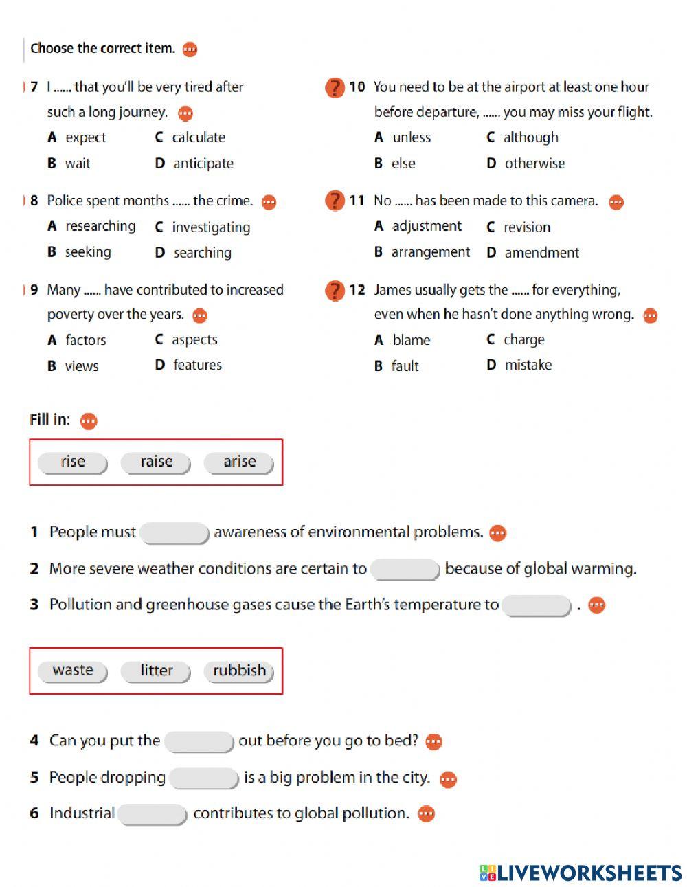 Language knowledge unit 3