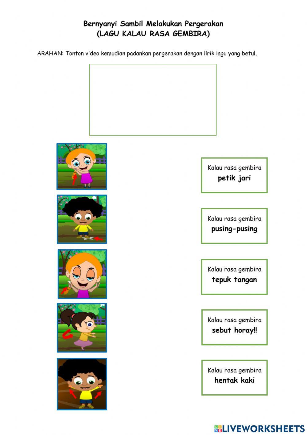 Bernyanyi sambil melakukan pergerakan