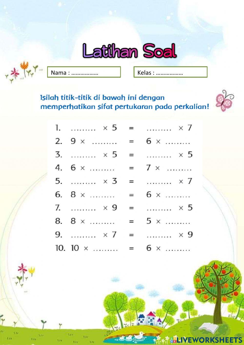 Latihan Soal T2 ST2 Latihan Soal T2 ST2