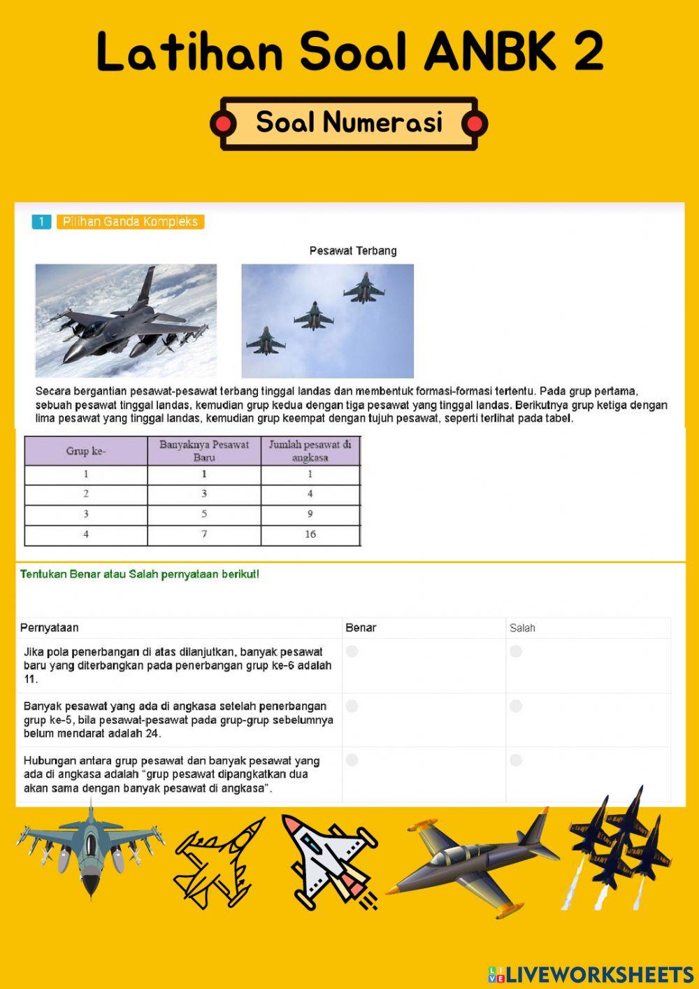 Latihan Soal Asesmen Nasional ANBK 2 kelas 5