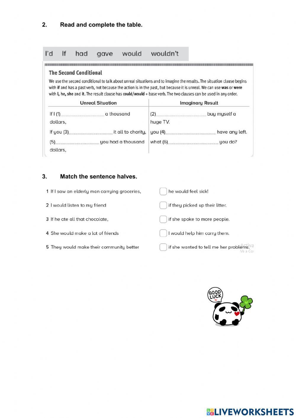TP19: How can I help? Vocabulary and grammar