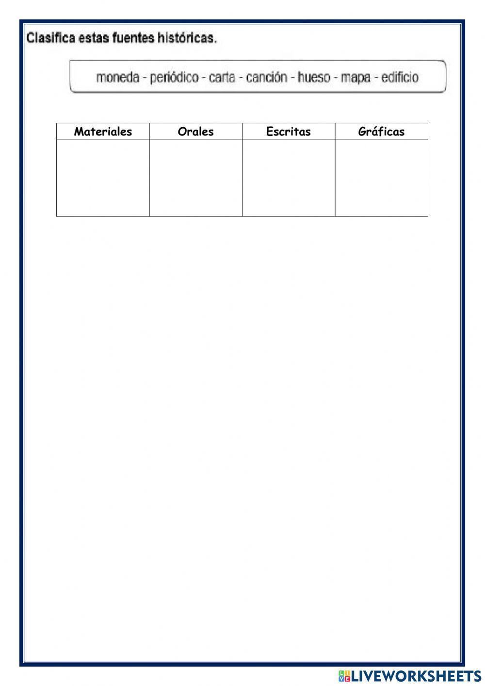 Practica fuentes de la historia