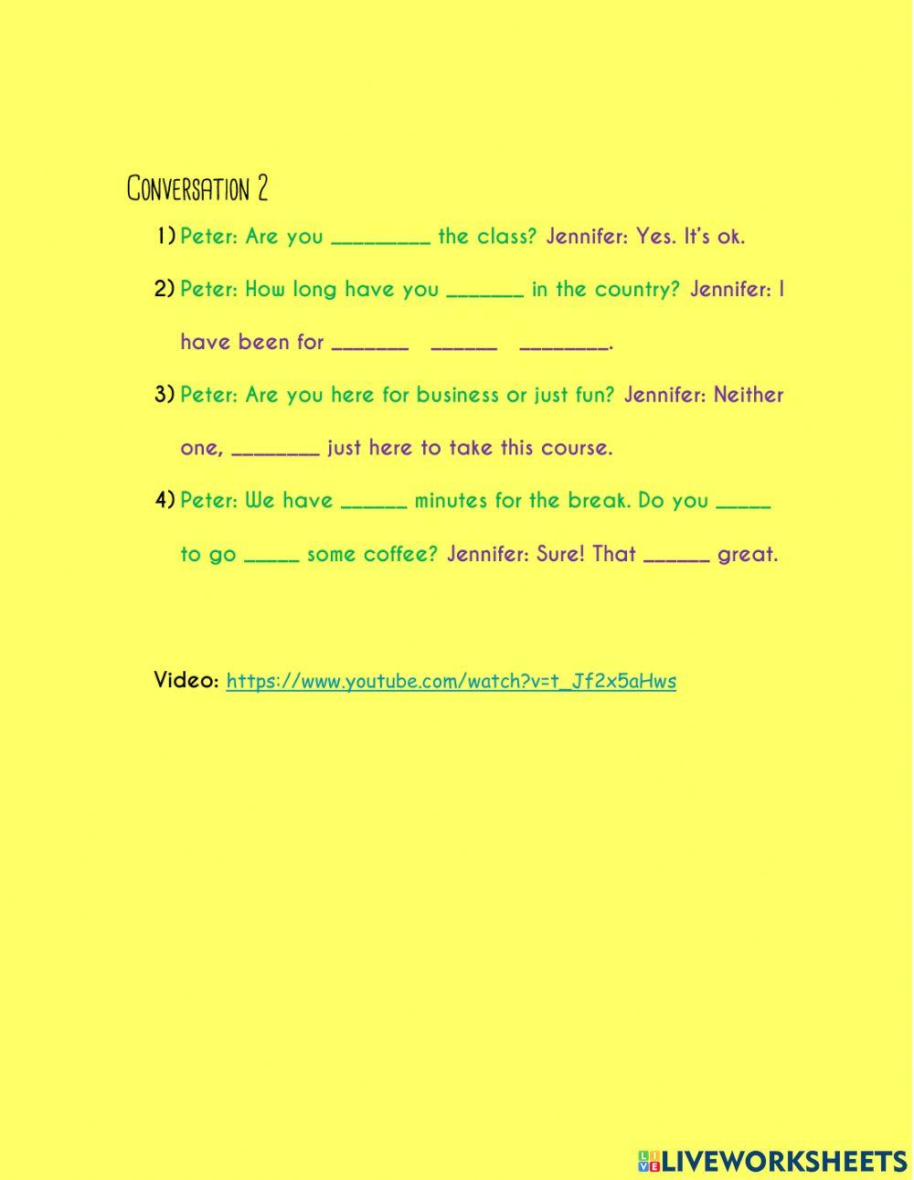 Listening Comprehension