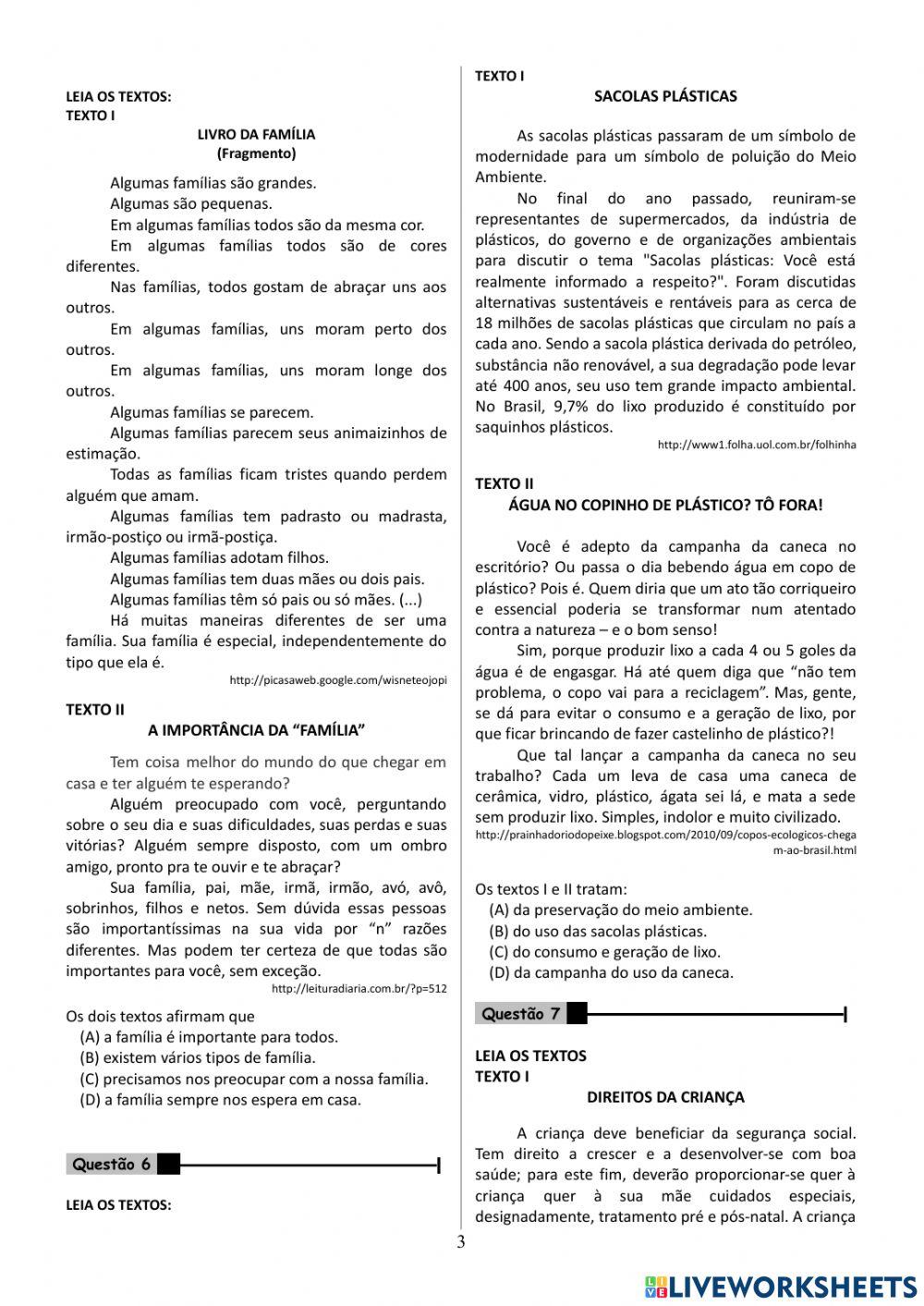 Interpretação de texto